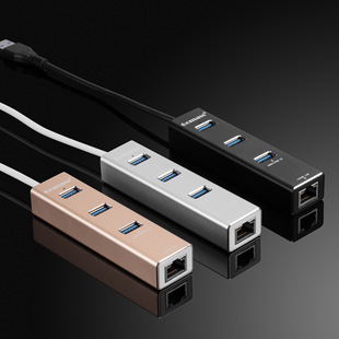 USB3.0ǧ�׾W�� ������ usb�Drj45 usb to rj45 �W�� 3��3.0HUB