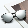 Tide, retro sunglasses suitable for men and women, black glasses solar-powered, Korean style, internet celebrity