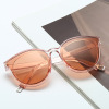 Tide, retro sunglasses suitable for men and women, black glasses solar-powered, Korean style, internet celebrity