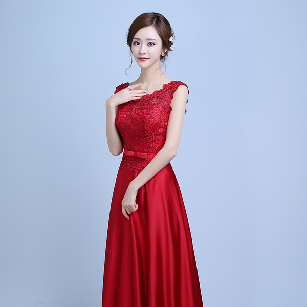 Long wedding dress