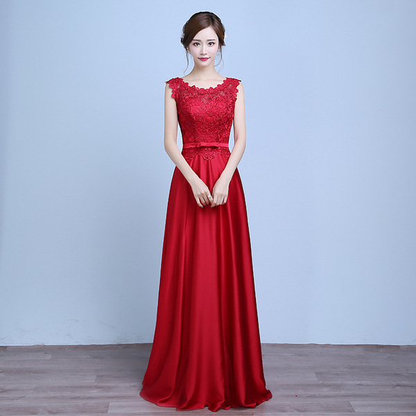 Long wedding dress