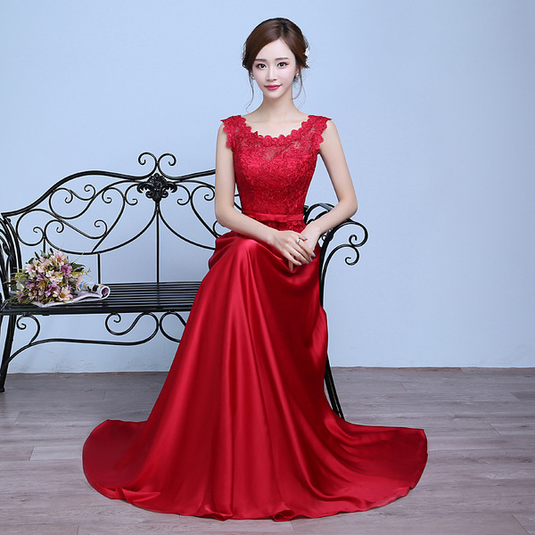 Long wedding dress