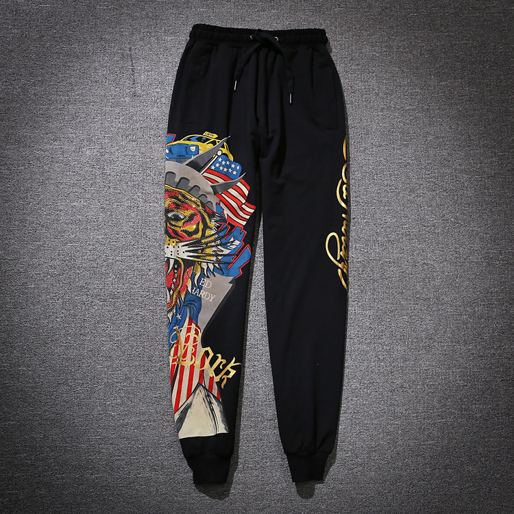 Supply ED HARDY men's casual pants/ED HARDY men's fashion casual pants