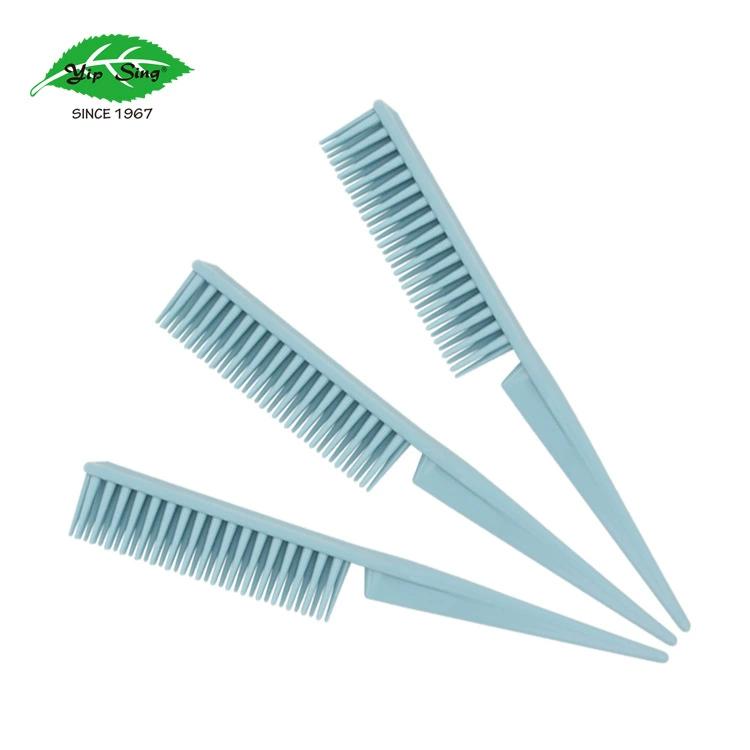 Yisheng завод производителей прямой красивый макияж гребень для волос пластиковый гребень с Острым Хвостом