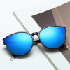 Tide, retro sunglasses suitable for men and women, black glasses solar-powered, Korean style, internet celebrity