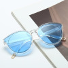 Tide, retro sunglasses suitable for men and women, black glasses solar-powered, Korean style, internet celebrity