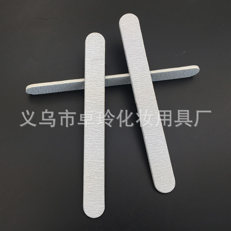 Los fabricantes suministran rayas de cebra de alta calidad recta gris y blanco Archivo de papel de lija de pulido de doble cara gris que forma la tira de frotar