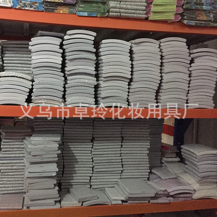 Los fabricantes suministran rayas de cebra de alta calidad recta gris y blanco Archivo de papel de lija de pulido de doble cara gris que forma la tira de frotar