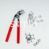 Manual pliers red handle scattering tongs, flat head clamp, elbow clamp, bird mouth clamp, C -type clamp clamp, Zhejiang manufacturer wholesale