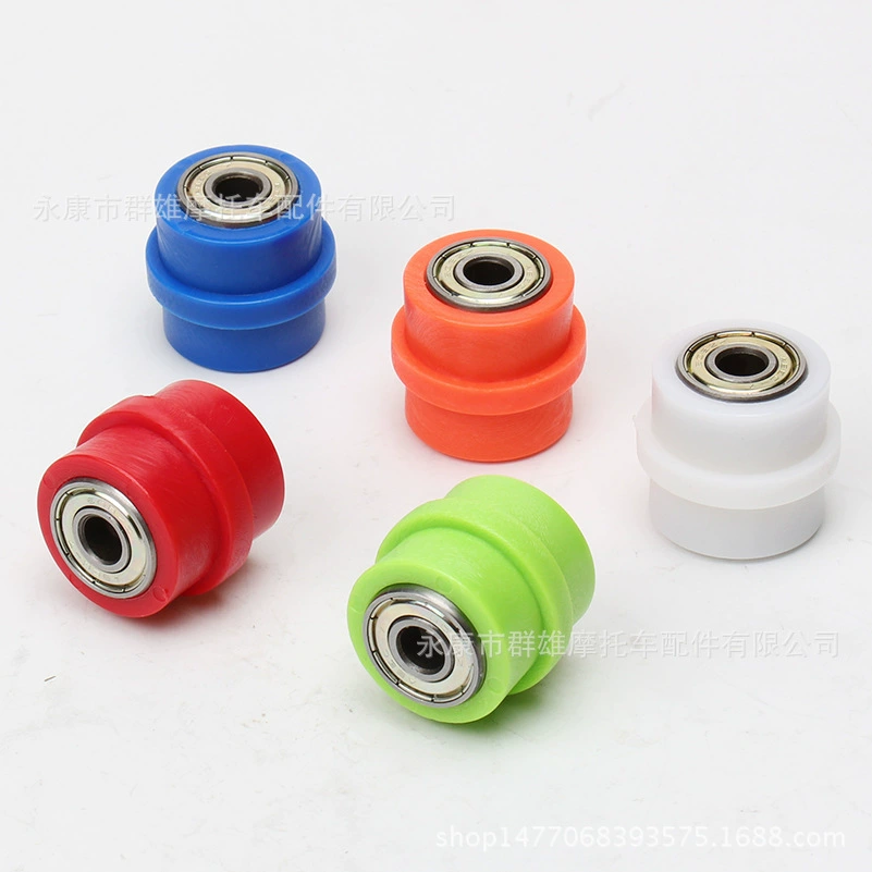 Модифицированный направляющий звездочка для внедорожного мотоцикла, натяжитель цепи, роликовое колесо, противоскользящее колесо, нейлоновый тип, натяжитель распределительного вала