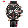 Fashionable swiss watch, waterproof calendar, watch strap, genuine leather