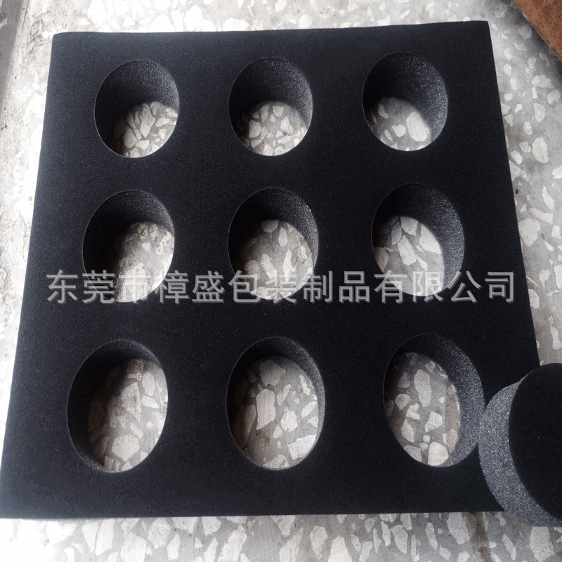 厂家供应海绵植绒内衬 方形高密度海绵内衬 喷绒海绵内衬内托