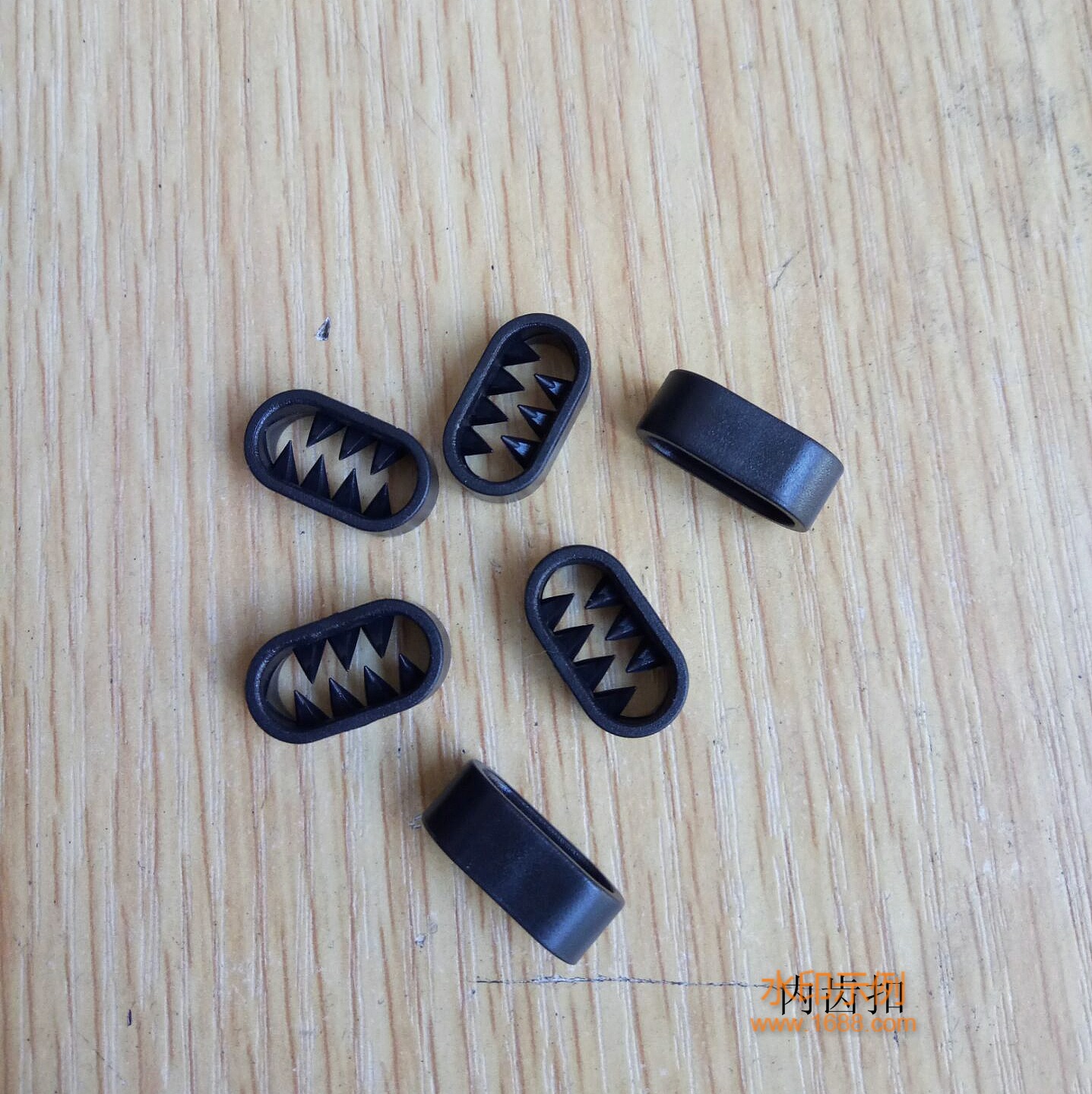 （工厂旗舰店）椭圆一次性扁椭圆塑料扣 倒次扣 手腕扣 低价促销