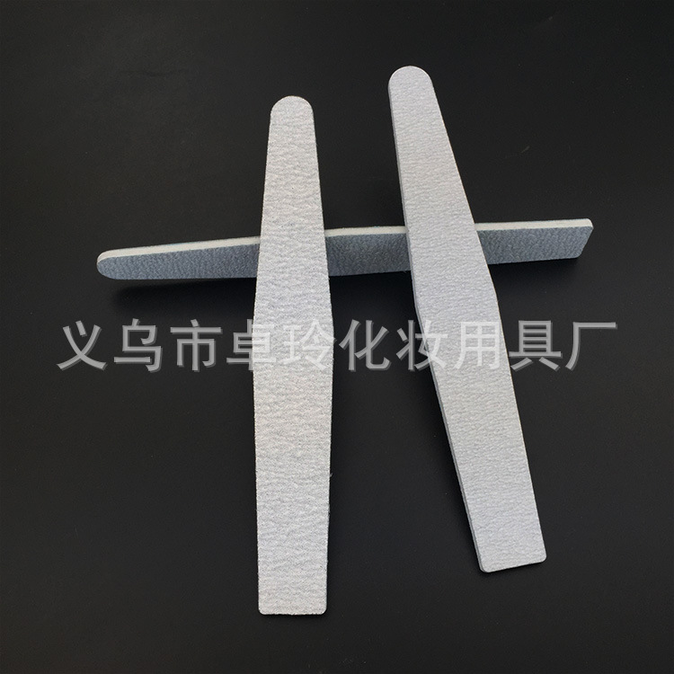 Herramientas de pulido de uñas al por mayor de diamante lima de uñas de doble cara tira de pulido de espesor de reparación de uñas tira de frotación de mano en stock