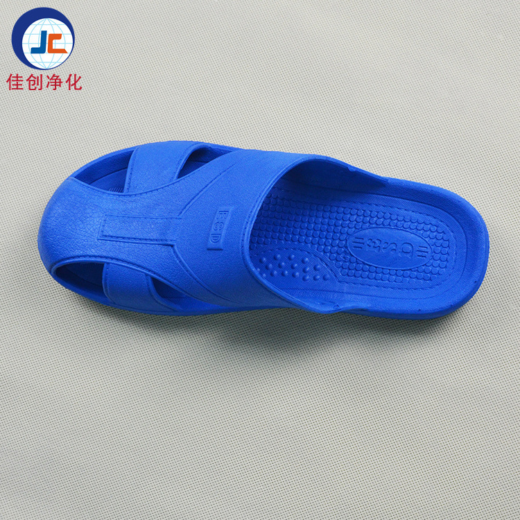佳创厂家直销 无尘室拖鞋 防静电拖鞋 洁净室专用鞋 SPU拖鞋包趾