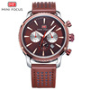 Fashionable swiss watch, waterproof calendar, watch strap, genuine leather