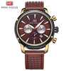 Fashionable swiss watch, waterproof calendar, watch strap, genuine leather