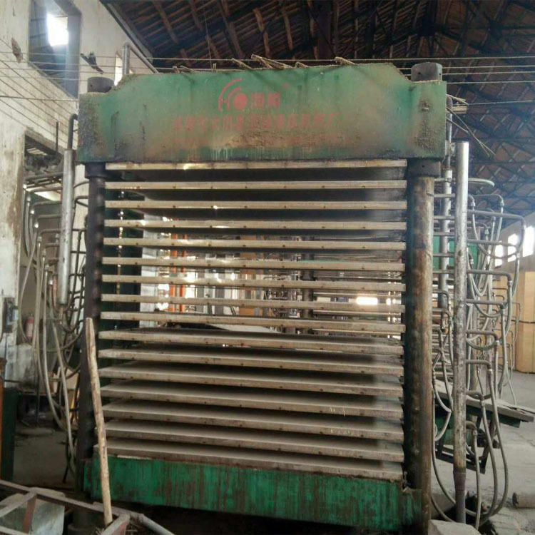 【模板厂出售】二手小型福建大田3*6尺15层木工热压机 多层热压机
