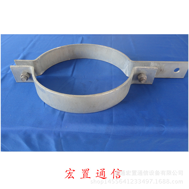 大量供应光缆抱箍 杆用紧固件光缆金具附件零售一套发货