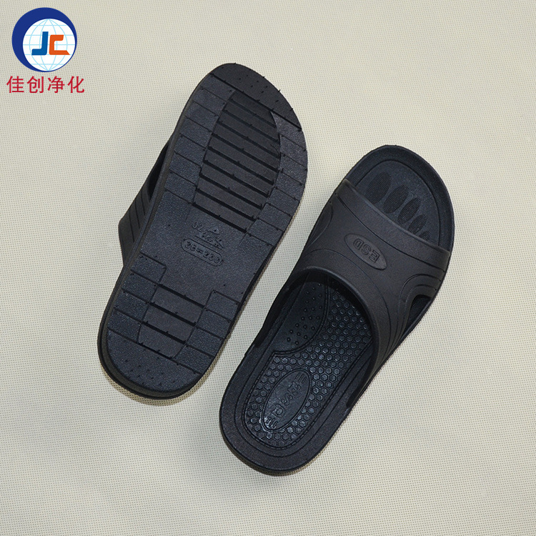 厂家批发 电子厂无尘车间拖鞋 劳保作业防静电SPU工作鞋 满包邮