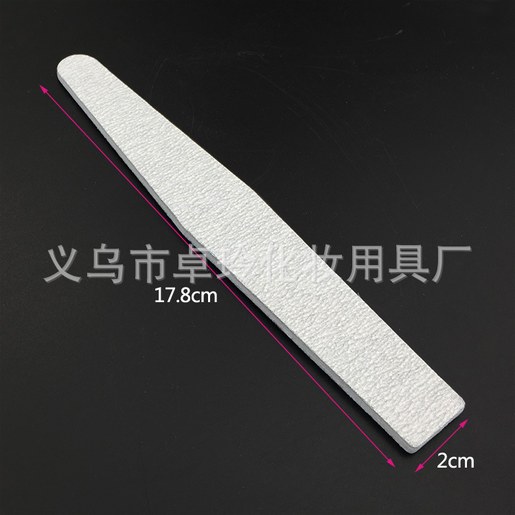 Herramientas de pulido de uñas al por mayor de diamante lima de uñas de doble cara tira de pulido de espesor de reparación de uñas tira de frotación de mano en stock