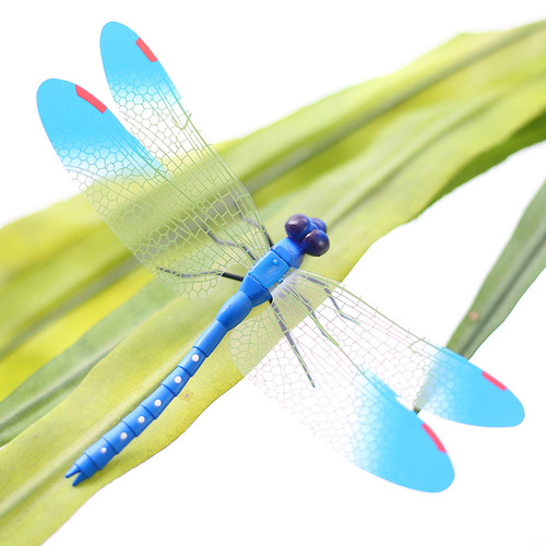 3D Stereo Dragonfly Magnetic Fridge Magnet Creative Home Decor Dragonfly Pin Curtain Decor Colorful Simulation Dragonfly