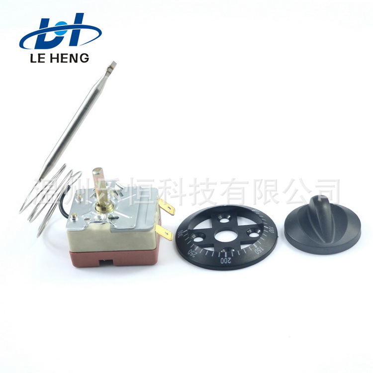 新盖旋钮豪华花边旋钮膨胀式体涨式WHD正品0-40度温度控制器开关