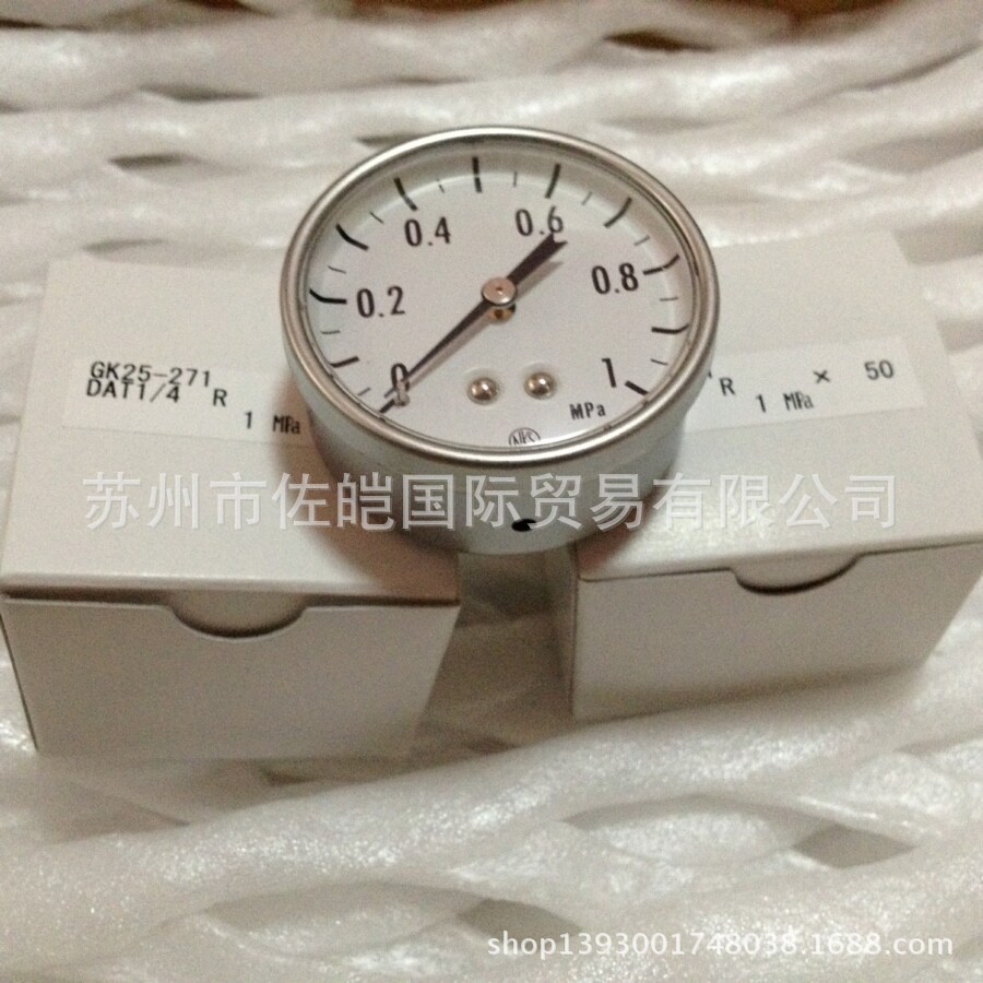 日本长野NKS品牌压力表 原装GK25-271型号卫生级压力用表