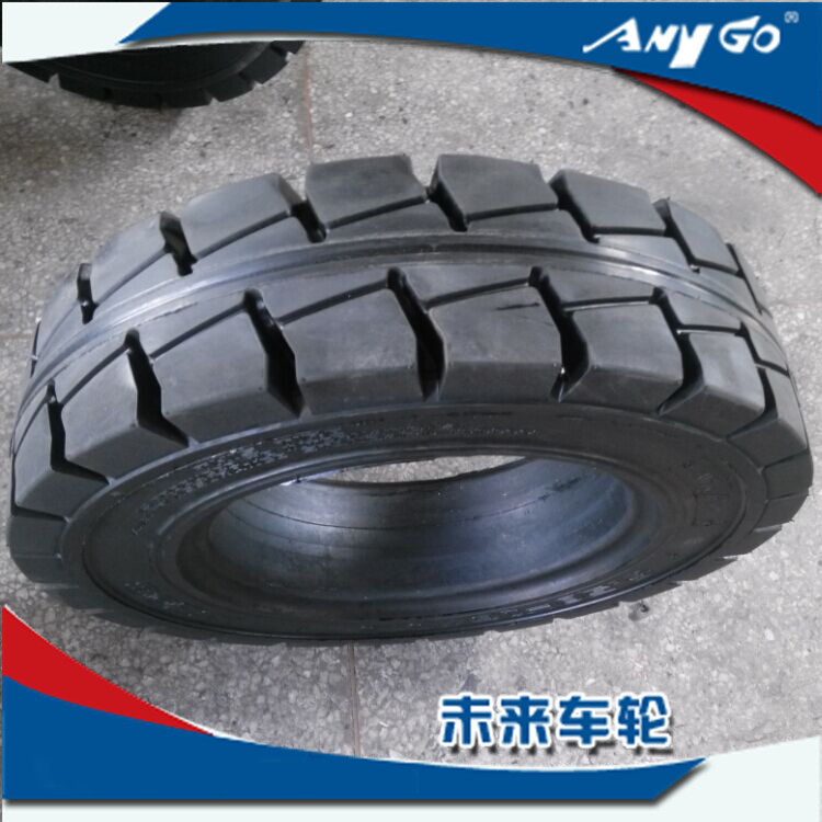 厂家销售批发工业ANYGO品牌实心轮胎6.50-16及配套轮辋装载机轮胎