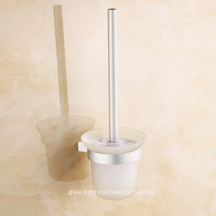 Space aluminum toilet bathroom toilet brush cup holder set towel rack storage rack cleaning brush holder set wholesale