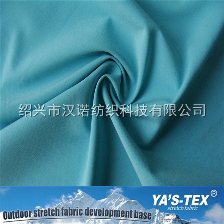 小清新涤纶四面弹背面虚线条纹全涤提花布氨纶弹力服装面料 布料