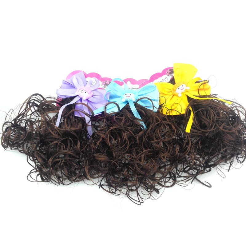 A3642 solo mezclado grande peluca accesorios del pelo al por mayor Yiwu venta al por mayor 2 yuanes tienda venta caliente