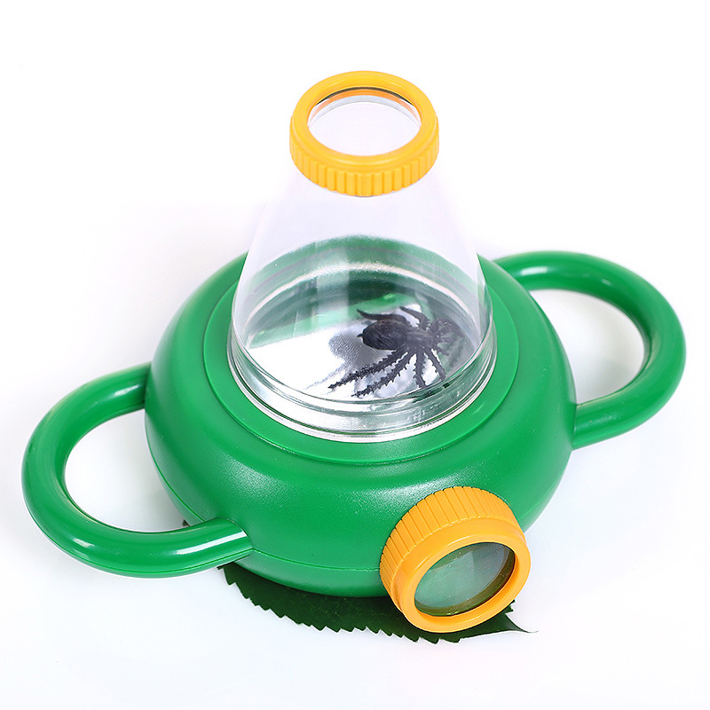 Caja de insectos lupa pequeño animal biológico insecto visor caja de exploración científica para niños ciencia y educación lupa