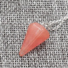 Fashionable accessory, agate crystal, pendant, necklace, simple and elegant design, wholesale