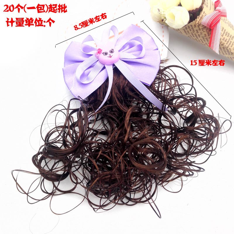 A3642 solo mezclado grande peluca accesorios del pelo al por mayor Yiwu venta al por mayor 2 yuanes tienda venta caliente