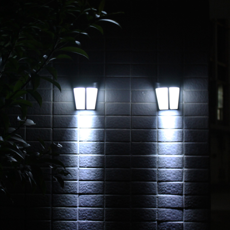 Lámpara de pared solar 6led al aire libre jardín lámpara de jardín estilo europeo paisaje decoración lámpara cerca lámpara