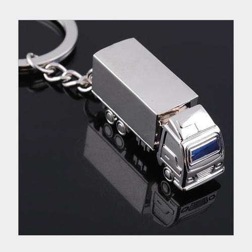Creative minivan keychain metal car pendant keychain business transportation company small gift keychain
