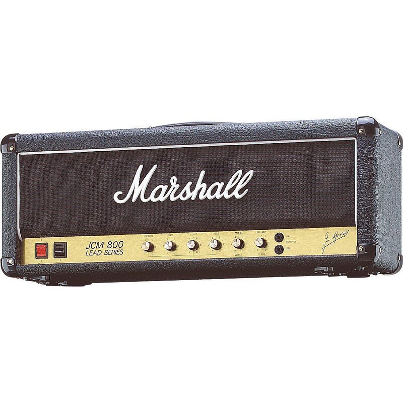 Original Marshall Marshall JCM800 Guitar Speaker Power Amplifier Head Full Tube 100W Rock Box Head