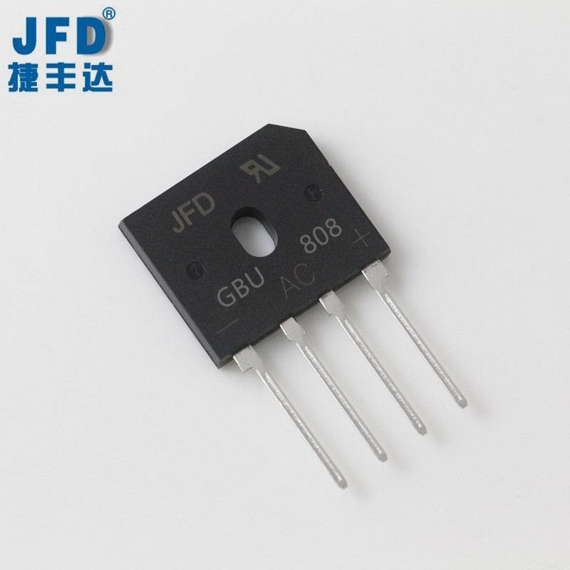 GBU808 整流桥堆 8A 800V 扁桥