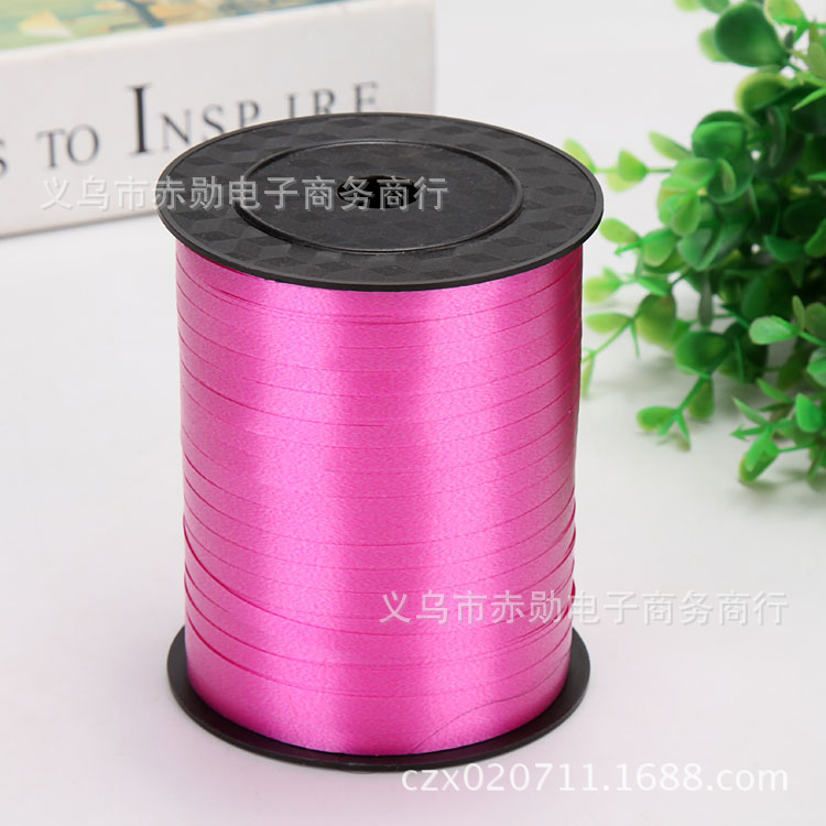 Suministro de fábrica 500 yardas globo de plástico cinta de cumpleaños boda decoración pastel caja vendaje cinta