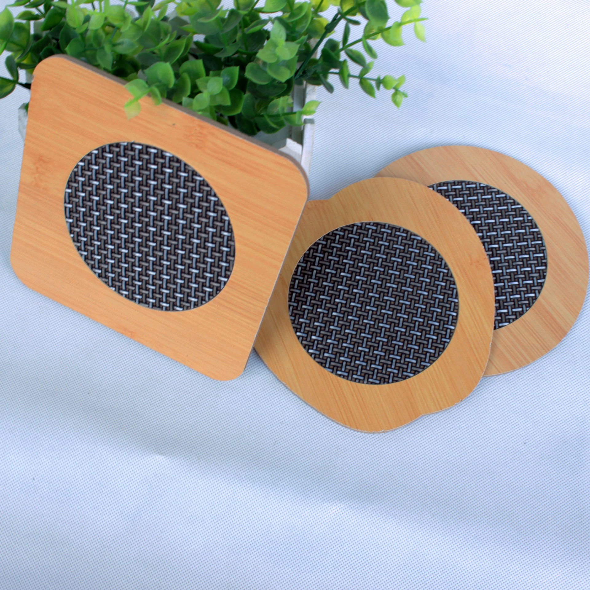 Бамбуковый коврик, изоляционный коврик, коврик для обеденного стола, китайский коврик для столовых приборов, коврик для миски, коврик для тарелки, бамбуковый коврик из цельного дерева, термостойкая противоскользящая кастрюля