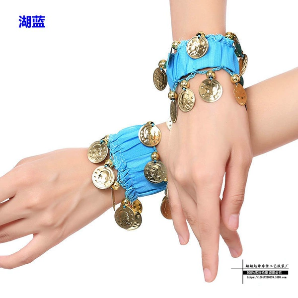 Lake blue (bracelet on both hands)