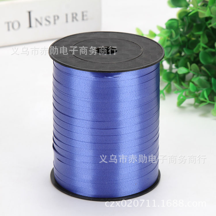 Suministro de fábrica 500 yardas globo de plástico cinta de cumpleaños boda decoración pastel caja vendaje cinta