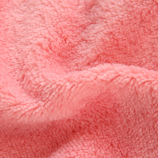 Toalla de mano de conejo de dibujos animados lindo colgante de lana de coral sin pelusa toalla de mano de secado rápido colgando Toalla de plato al por mayor