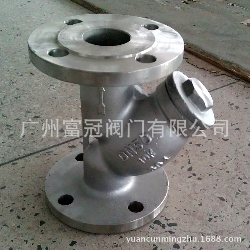 GL41W-10K日标Y型法兰过滤器 JIS日标过滤器 304不锈钢法兰过滤阀