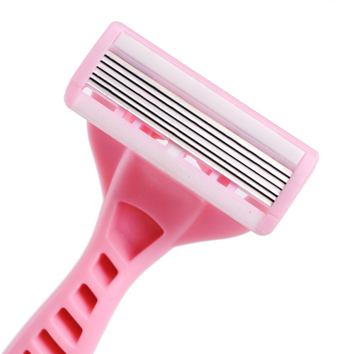 Ladies manual razor leg hair armpit hair shaving razor six-layer blade floating head