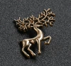 Mist Gold Christmas Deer