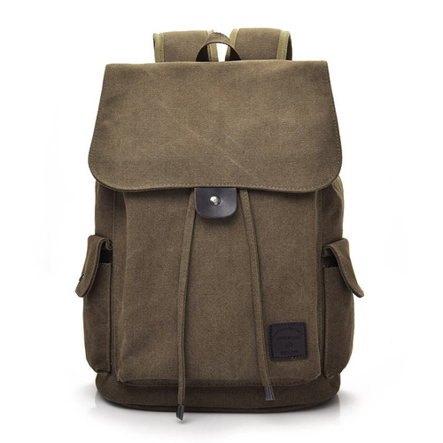 Fashion trendy backpack, unisex casual canvas travel backpack, high school student bag FM9116