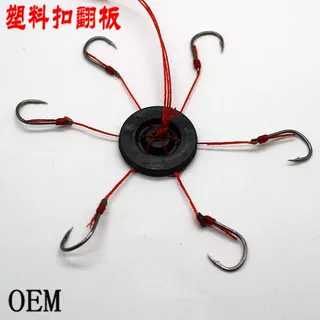 翻板钩伊势尼倒刺鱼钩六爪翻版爆炸钩串钩盘钩勾渔具用品水库专用