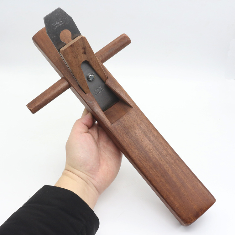 五金工具匠作手 工刨400mm迷你红木木工刨 抛光修边角刨有手柄